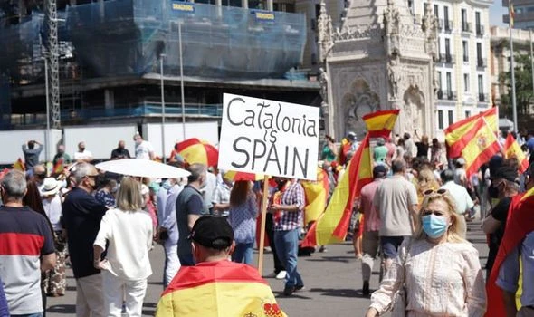 Spain fury: Thousands protest plan to pardon Catalan independence plotters 'No contrition'