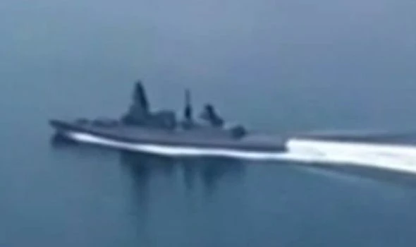 WATCH: Russia release footage of 'Royal Navy warship chased out of Ukrainian waters'