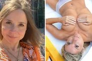 Cbeebies' Sarah-Jayne wows in lingerie snaps a decade after topless shoot got her sacked 