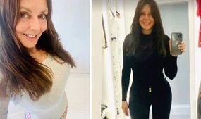 Carol Vorderman: Countdown legend flaunts TINY waist in figure-hugging top and leggings