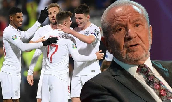 ‘No chance!’ Lord Sugar risks sounding 'unpatriotic' as he blasts England’s Euros hopes
