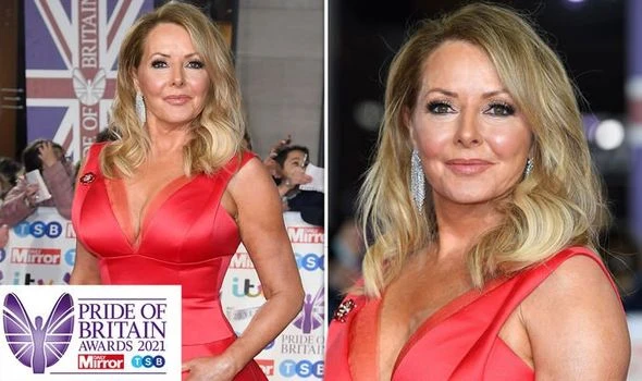 Carol Vorderman rules out TV work after falling ill but will return to Pride of Britain