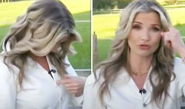 Helen Skelton apologises to Summer On The Farm viewers as she suffers wardrobe malfunction