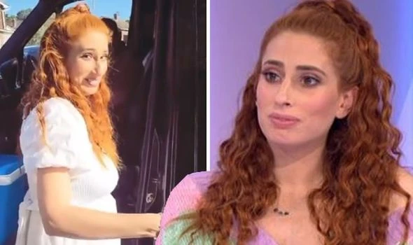 Pregnant Stacey Solomon whisked away on surprise hen do after sister couldn't cancel it