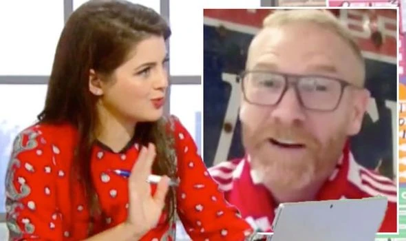 Jeremy Vine co-star Storm blasts guest for backing England against Scotland 'Never assume'