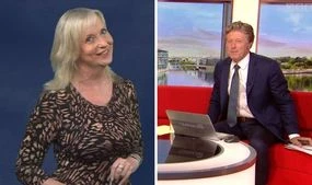 Carol Kirkwood admits she is always 'checking out' BBC co-star Charlie Stayt