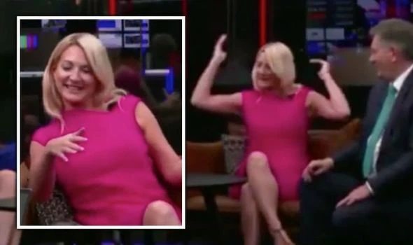 Alex Phillips suffers 'wardrobe malfunction' on GB News: ‘It went ping!’