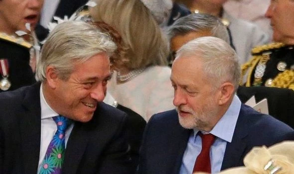 Anti-Brexit Bercow's peerage plot exposed - Speaker lobbied Corbyn for Lords seat