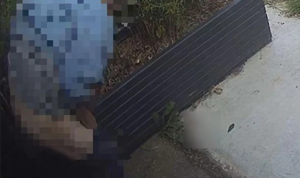 Family targeted by man with 'explosive diarrhoea' for years outside home catch him on CCTV