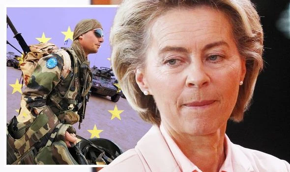 EU army in tatters! MEP sues bloc over £6.9billion military fund 'violation'