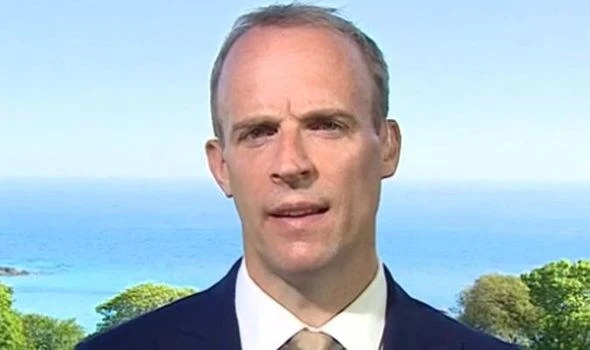 'Hang on a minute!' Raab silences Andrew Marr for taking data 'out of context'