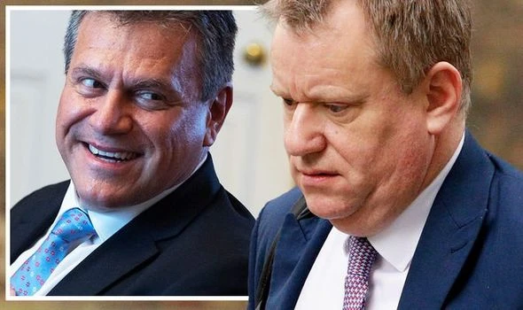 EU silly sausages! Brussels to end pathetic trade war threats after Frost proposal