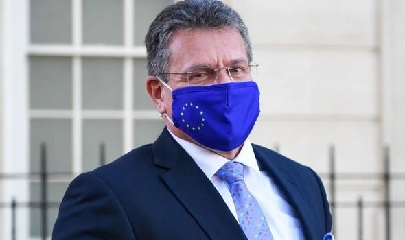 We don't trust you! Sefcovic's parting dig at Boris after Brexit talks end in deadlock