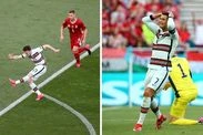 Cristiano Ronaldo rages at Diogo Jota as Portugal kick off Euro 2020 campaign