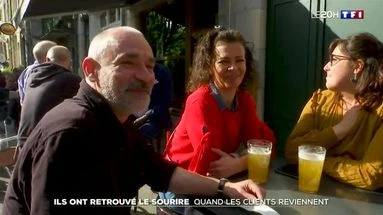 Réouverture des terrasses : ces restaurateurs qui retrouvent le sourire