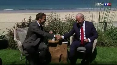 G7 : le couple Macron-Biden affiche son unité