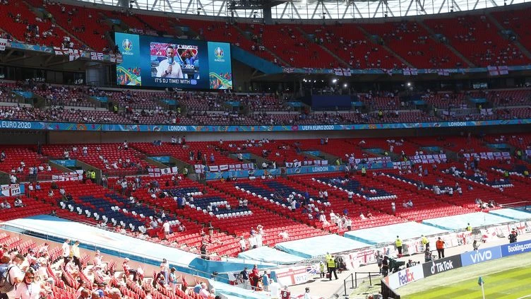 Euro 2021 : la jauge augmentée à 40.000 spectateurs à Londres à partir des 8e de finale