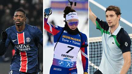 Le PSG solide leader, les têtes de série français bien lancés en Australie, le biathlon tricolore continue de briller... Le récap sport du week-end