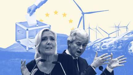 Voitures, éoliennes, pompes à chaleur... Comment l'extrême droite attaque les mesures pro-climat pour engranger des voix en Europe