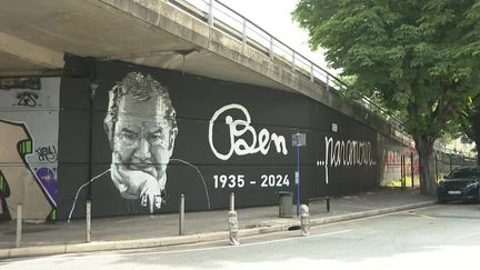 A Nice, une immense fresque rend hommage à l’artiste Ben, à la suite de son décès