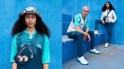 Uniformes officiels des volontaires, tenues et produits sous licence : la mode s'invite aux Jeux olympiques