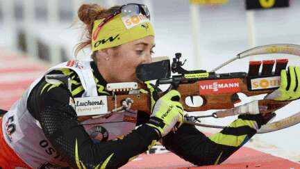 franceinfo junior. Les enfants à la découverte du biathlon avec une médaillée olympique