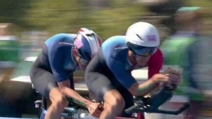 Paralympiques 2024 : Thibaut Rigaudeau décroche l'argent et Antoine Pérel le bronze en triathlon, catégorie PTVI