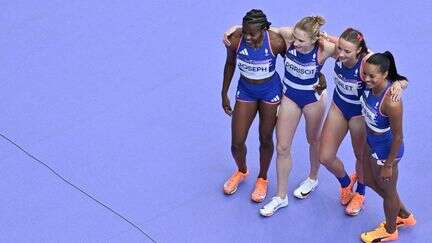 Déception pour les Françaises du relais 4x100 m, qui terminent au pied du podium aux JO de Paris