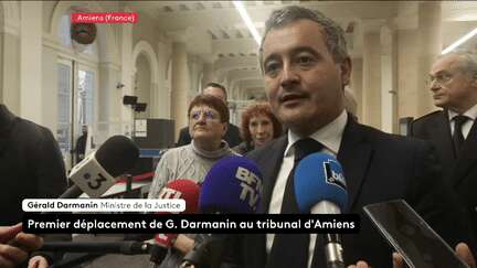 Lors de son premier déplacement, le garde des Sceaux Gérald Darmanin annonce vouloir 