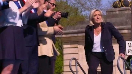 Manifestation du Rassemblement national : Marine Le Pen dénonce une 