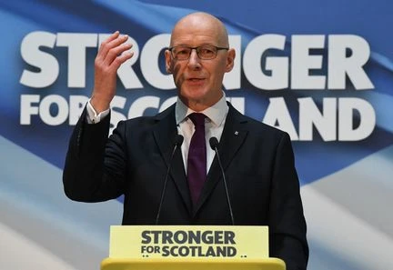 Sans surprise, le chef du parti indépendantiste écossais, John Swinney, élu Premier ministre