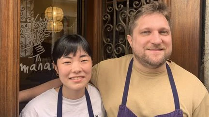 Manat, dans la vieille ville de Perpignan, entre Catalogne et Japon