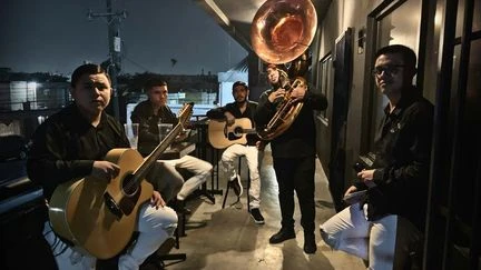 Mexique : les musiciens du groupe mexicain 