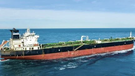 La Marine nationale a arraisonné un pétrolier russe au large de Brest