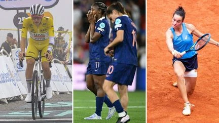 Tadej Pogacar toujours en jaune, les Bleues encore éliminées en quarts, Loïs Boisson s'offre un premier sacre... Le récap sport du week-end