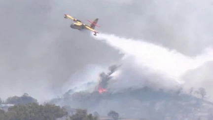 Incendie en Grèce : les flammes ont ravagé des villages au sud d'Athènes