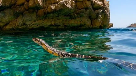 À Ibiza, pourquoi les serpents nageurs inquiètent les touristes, comme les scientifiques ?