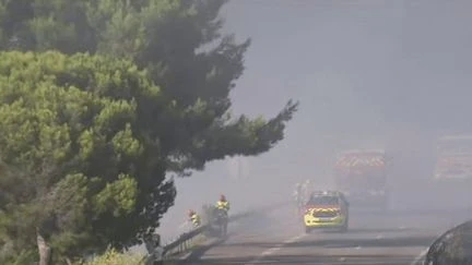 Incendie près de Marseille : les autoroutes A7 et A51 fermées dans les deux sens 