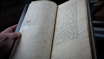 Un rare texte annoté en hébreux par l'écrivain Franz Kafka en vente à Paris