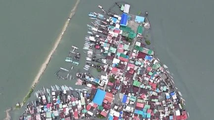 Changement climatique : une île des Philippines bientôt engloutie