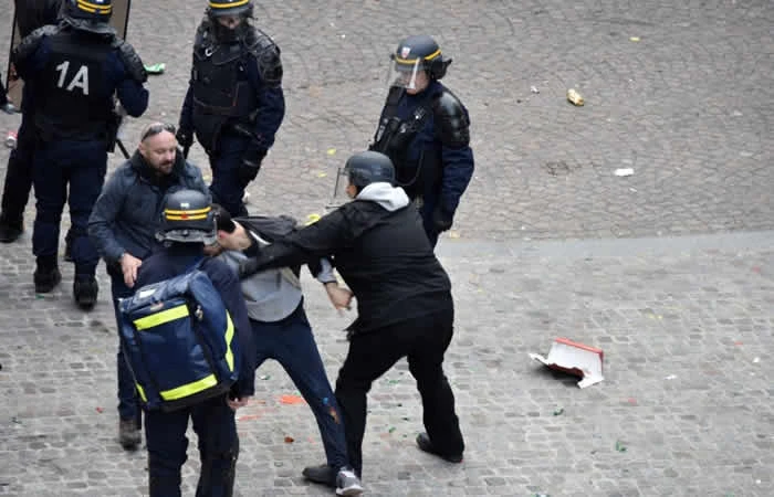 Protests erupt in France over controversial security bill