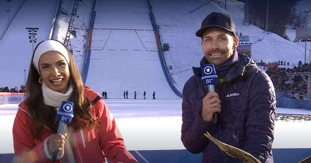 ARD-Skisprung-Experte vergreift sich im Ton: „Oh stimmt, ich war im Fernsehen“