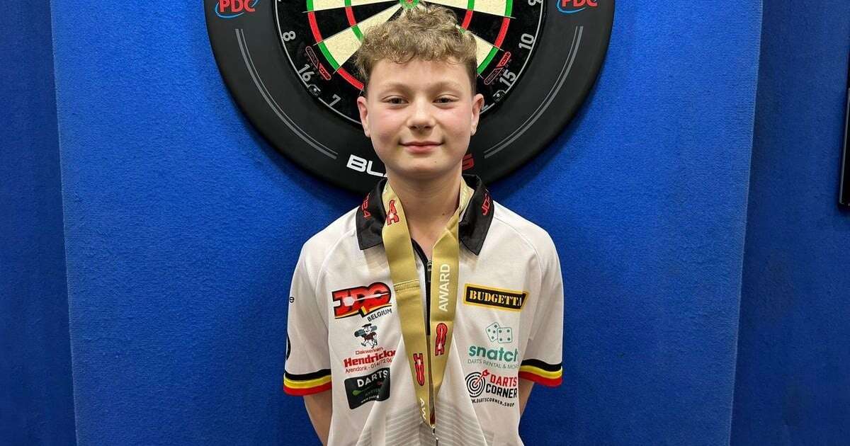 Die Darts-Welt staunt über Wunderkind Lex (13) aus Belgien: 