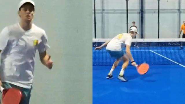 Sinner si dà al padel: il campione altoatesino gioca in doppio col coach Vagnozzi ad Alicante