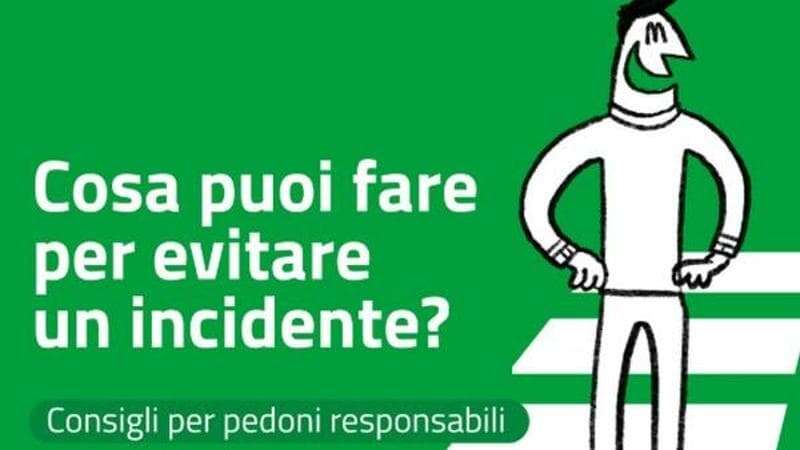 I consigli ai pedoni di Regione Lombardia sulla sicurezza stradale: polemiche sui social