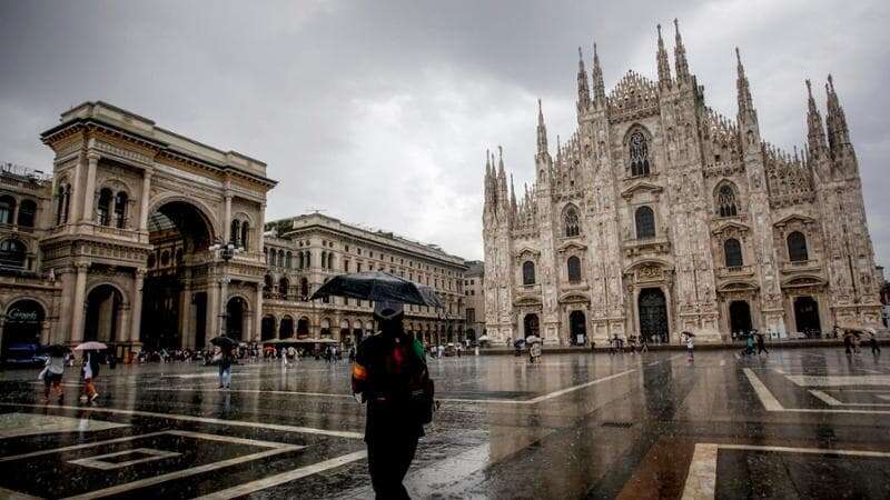 Meteo a Milano, pioggia per quasi tutta la settimana ma niente neve almeno fino a fine gennaio 