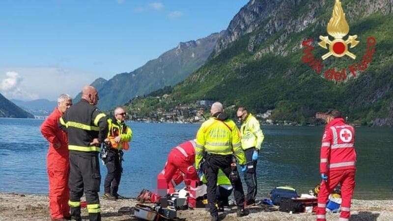 Porlezza, turista francese di 34 anni si butta nel torrente per salvare il suo cane e muore annegato