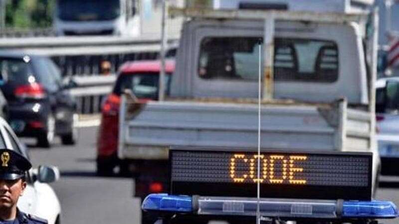 Controesodo dopo ferragosto: quattro feriti per un tamponamento sulla A1 tra Lodi e Milano