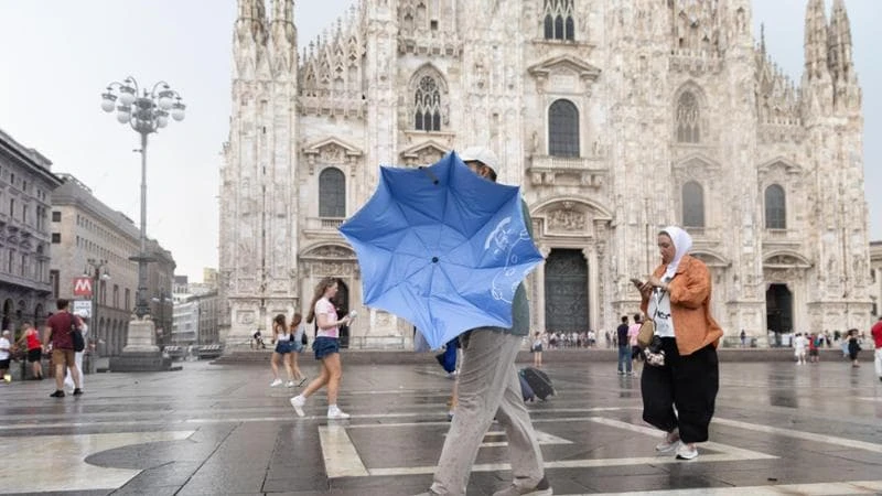 Maltempo, diramata allerta gialla a Milano per rischio temporali dalle 17 di oggi