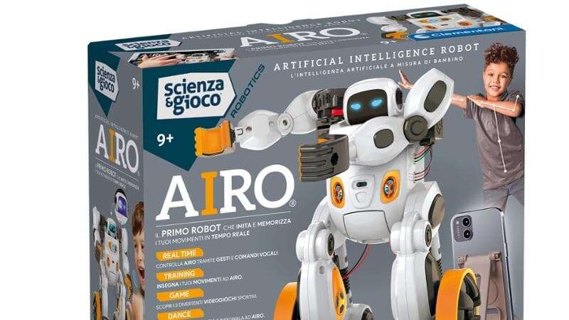 Dal Sapientino al robot che imita i movimenti dei bambini: Clementoni porta l’Intelligenza artificiale nei giocattoli